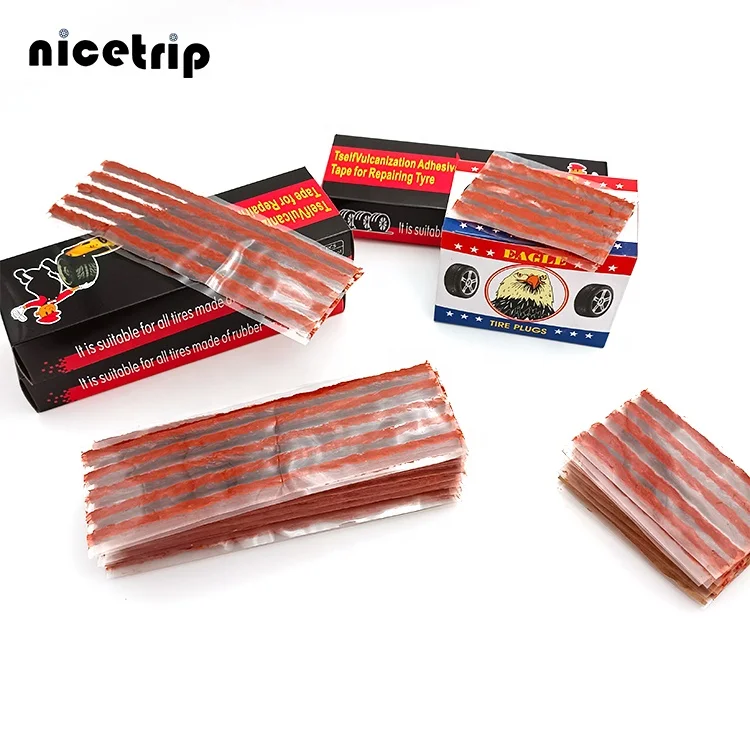 Tire repair string inserts tire repair plug seals brown 200mm*6mm