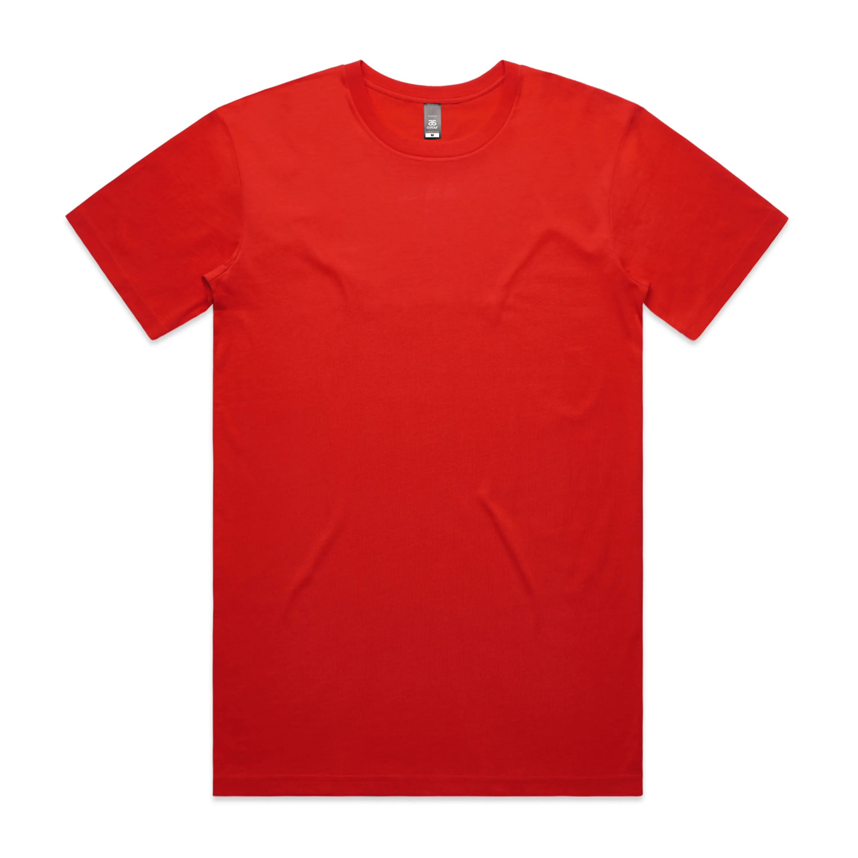 AS Colour Mens Staple Regular Fit Mid Weight 100% Cotton Tee Shirt with a One Color Print in One Location