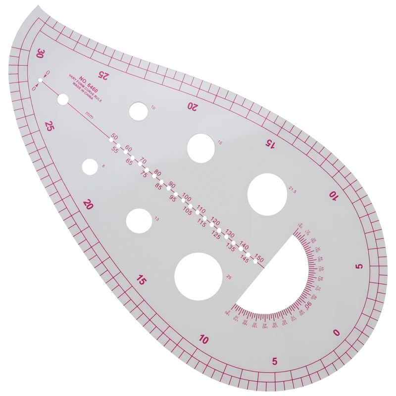 3pcs Sewing Tailor French Curve Rulers Drawing Line Measure Clothing Patchwork DIY Craft Tools Patchwork Ruler for Tailor