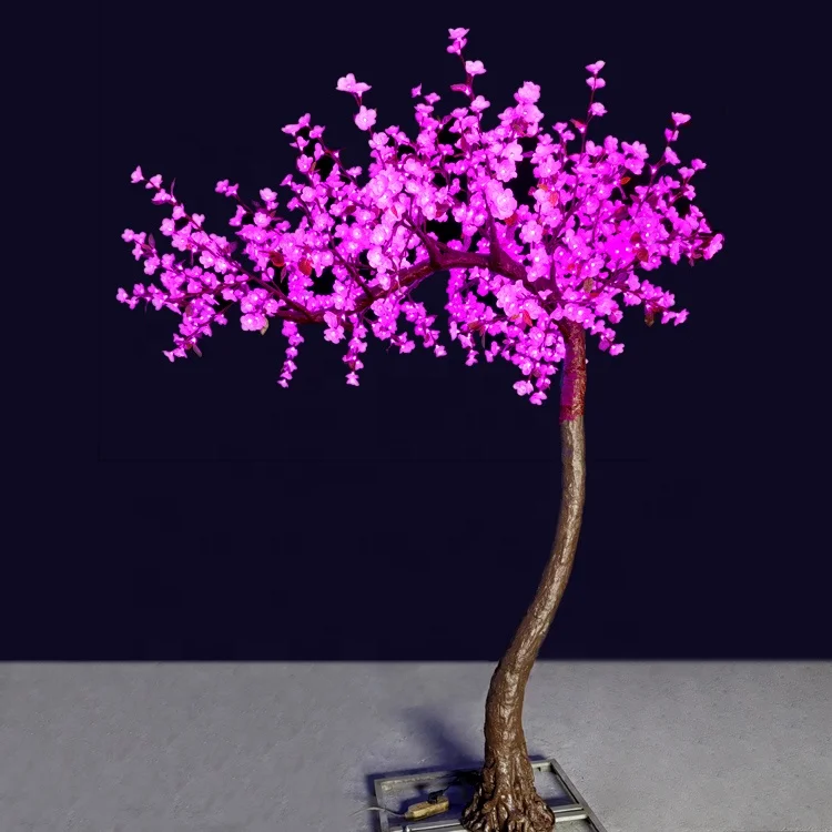 Outdoor waterproof Garden wedding holiday landscape flower lamp christmas 9ft led artificial cherry blossom tree light