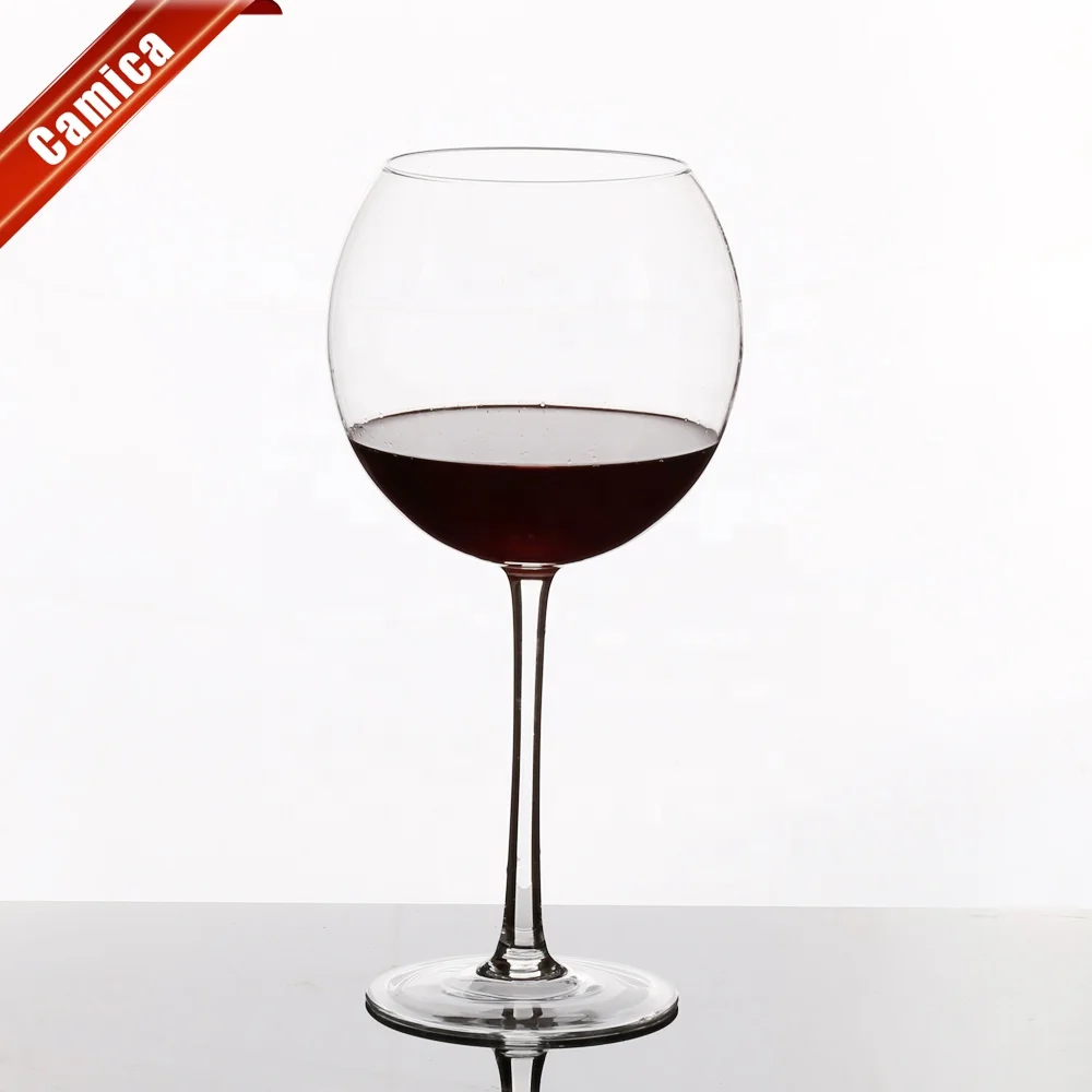 720ml/20oz Big Wine Goblet with Tall Stem; Crystal Red