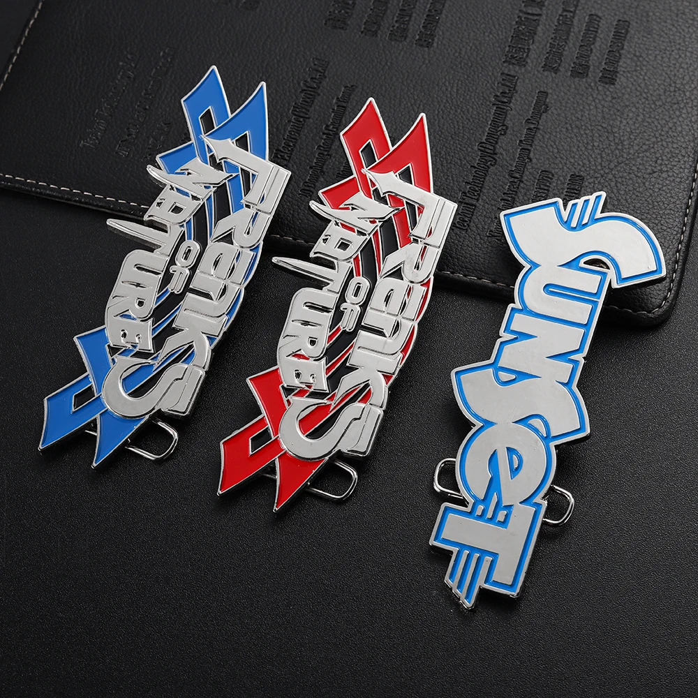 Metal Crafts Manufacturer 3D Enamel Zinc Alloy Belt Buckle Custom Logo Letter Belt Buckles for Men or Women