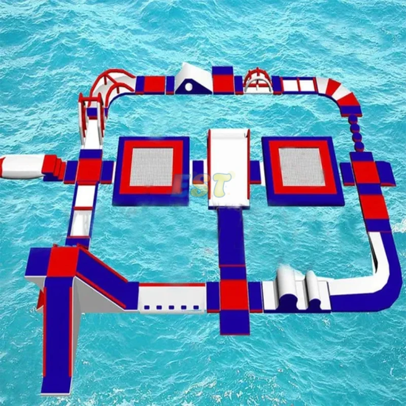 Large Custom Size Inflatable Ocean Water Park Water Amusement Park