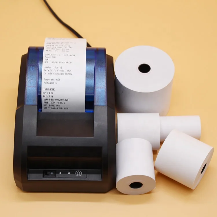 Factory Direct Cheap Price Pos Thermal Paper Roll Cash Register Paper 80x80mm 57x40mm Used for Supermarket Bank Hotel Restaurant