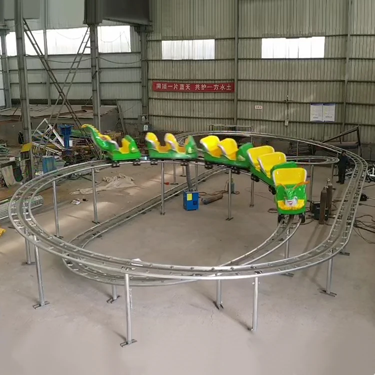 Dinosaur shuttle rides mini roller coaster cheap roller coaster amusement park for sale