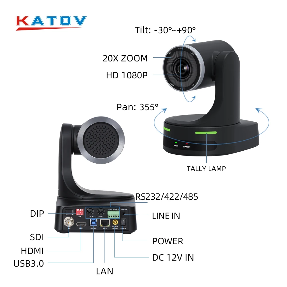 H DMI video conference equipment video camera camcorder 20X SDI IP video camera for youtube live stream USB 3.0 ptz camera