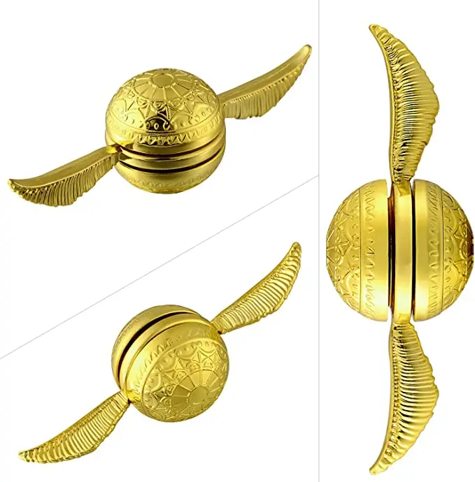 Fidget Spinner Hand Finger Spinners Metal Sensory Toy Magical Wizardry World Wing High Speed Steel Bearing