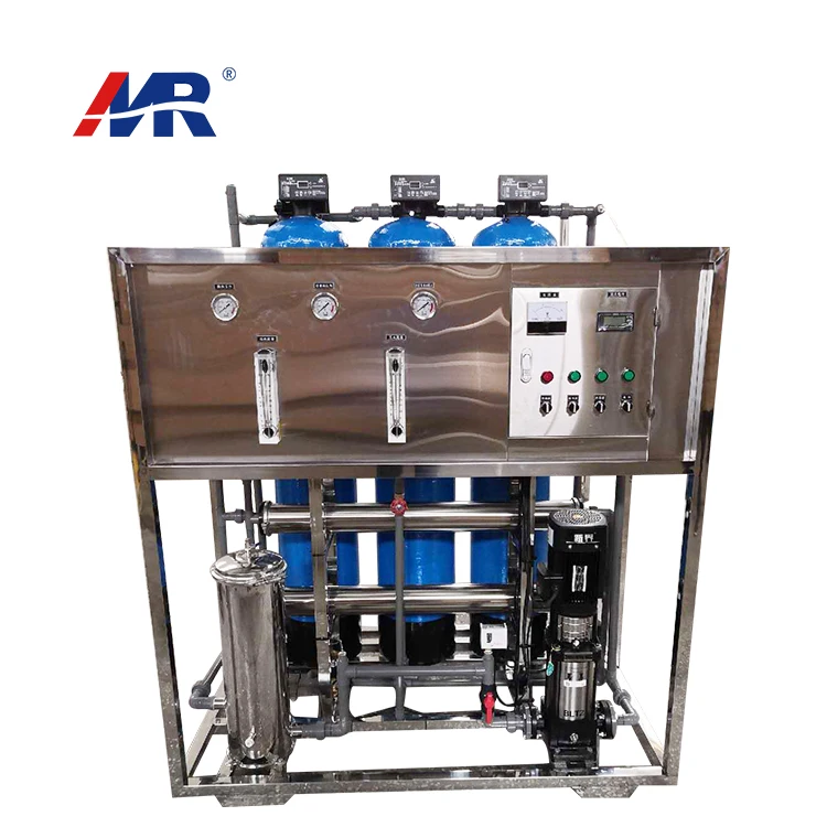 Mr 500L Pure Drinking Water Reverse Osmosis Purification Treatment Machine Industrial Ro Water System Plant For Tap Ground Water