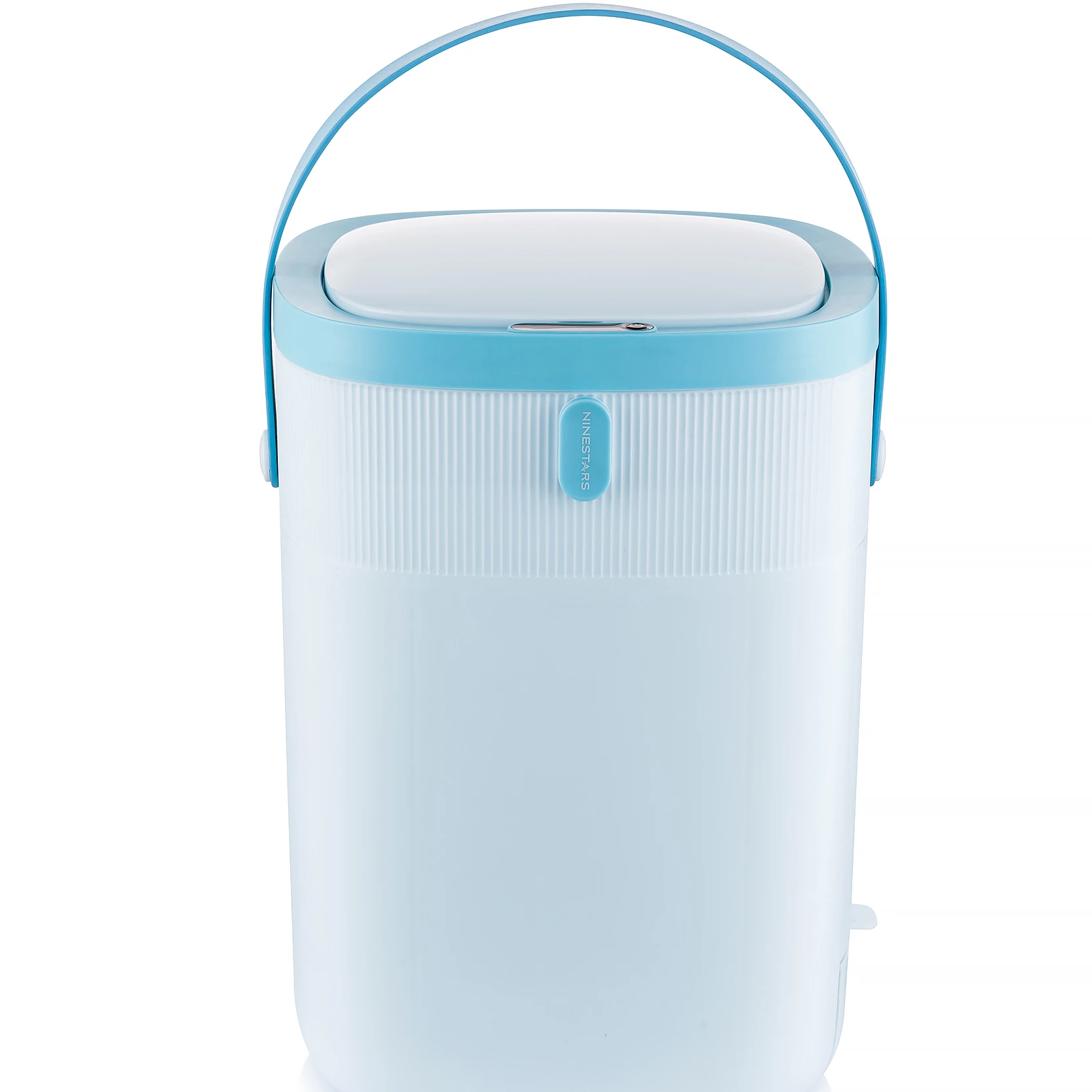 Omnidirectional intelligent induction/contactless switch cover kick/knee induction garbage can waste container