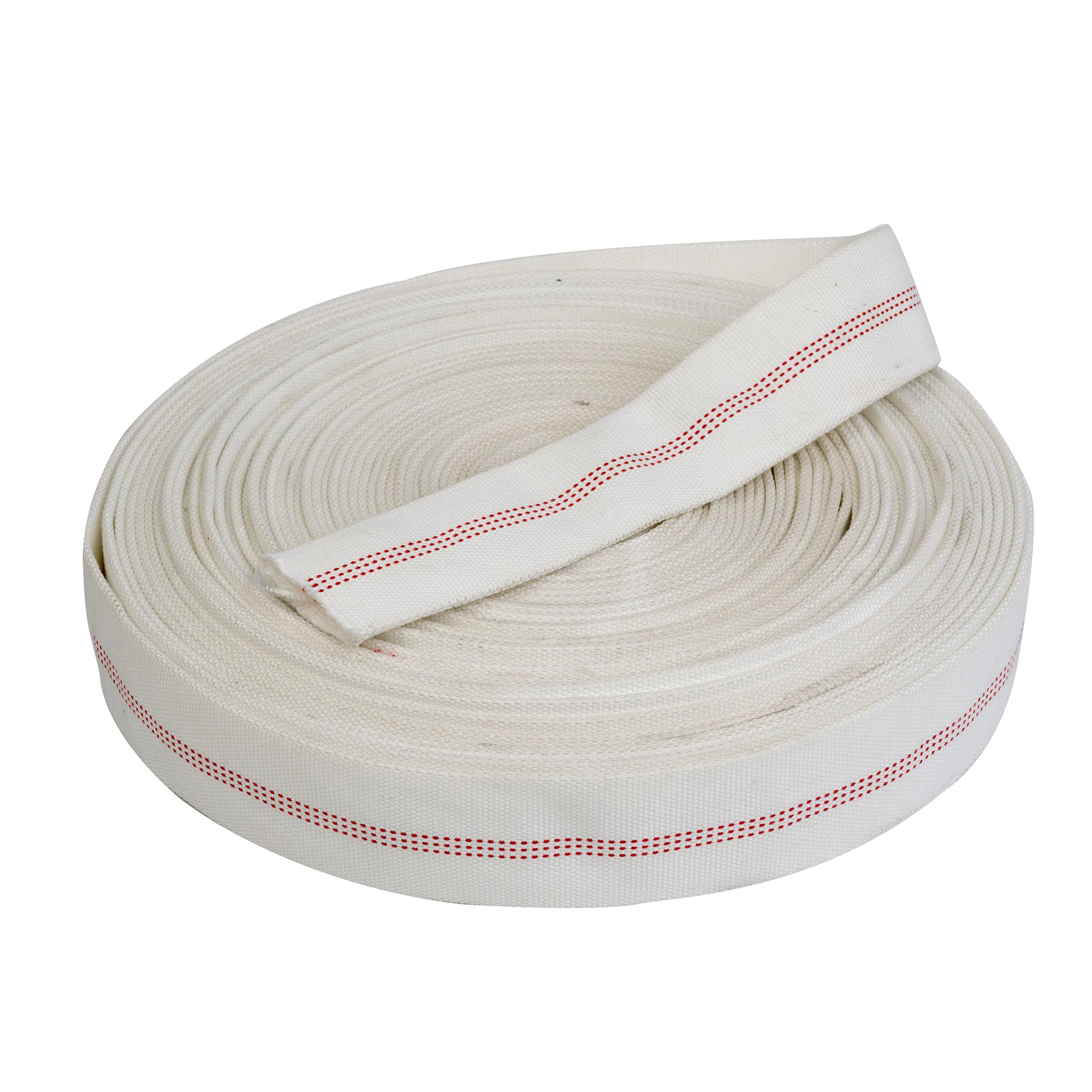 20M 25M 30M Wholesale Pvc Hose Pipe High Pressure Durable Rubber Lined Canvas Fire Hose