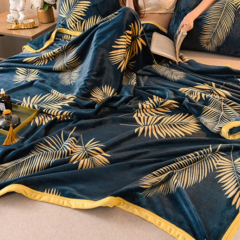 Custom Design Digital Print Fleece Blanket For Sofa Bed Or Travelling
