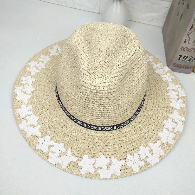 Felt Wide Brim Vintage Beach Hats Women Wide Brim Fedora Straw Hats  Fedora Hat