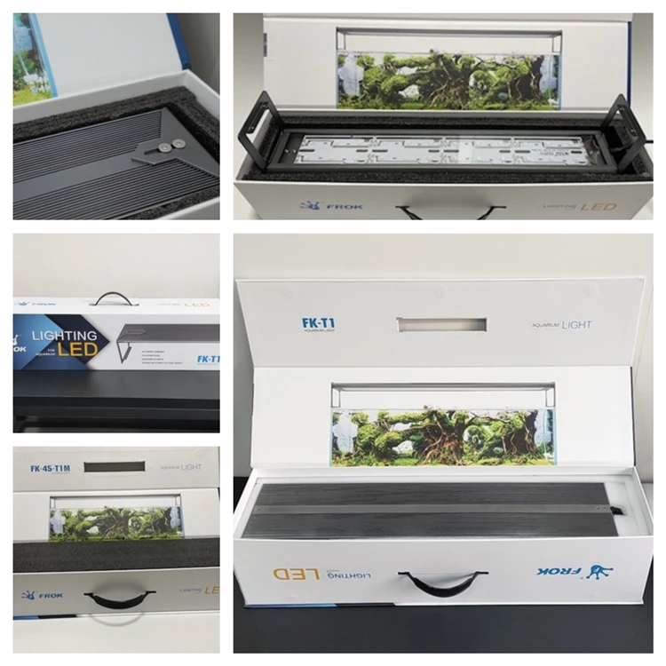 Frok 30 45 60 90 120 cm length Dimmable Fish Tank Aquarium