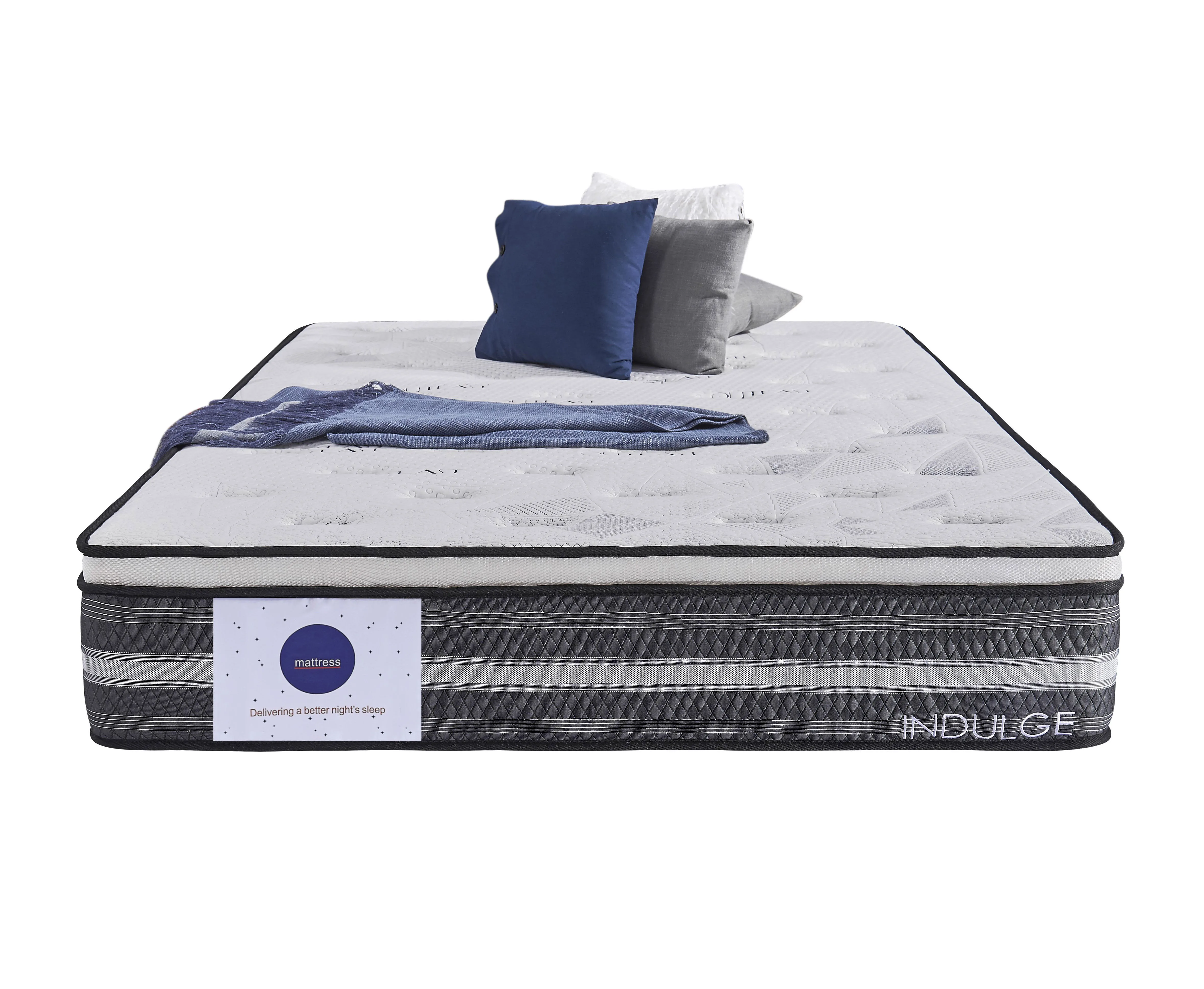 Original Queen Mattress with Firm Feeling Adaptive Foam and Bamboo Charcoal Foam Gel Infused- Hypoallergenic Foam