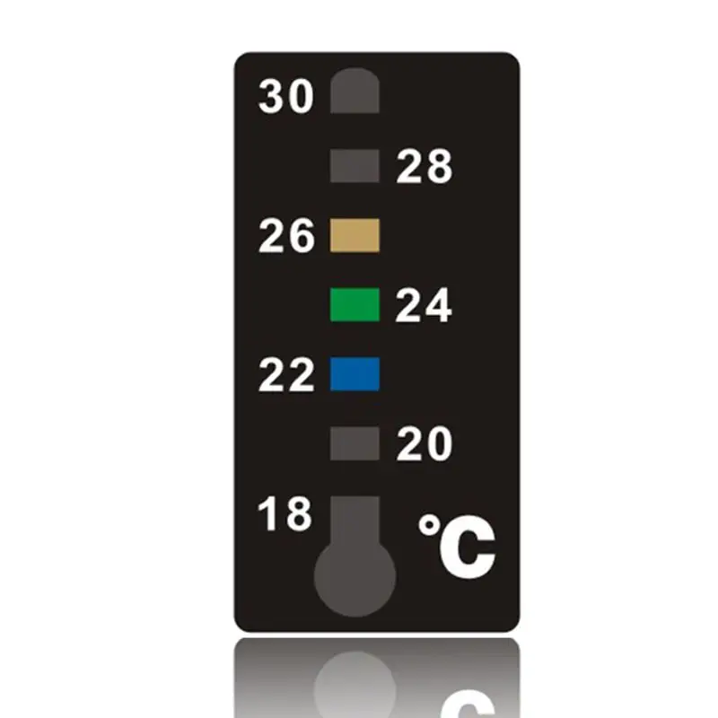 Wholesale Customized aquarium fish tank thermometer Liquid Crystal Strip Thermometer strip