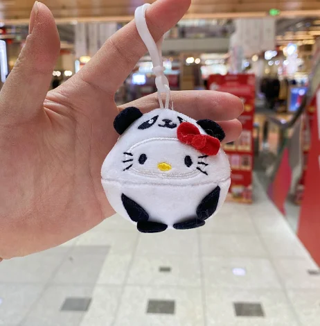 Cute Kitty Mini Plush toys Hello KT Cat Bag Key Pendant Doll Cute Keychain Plush