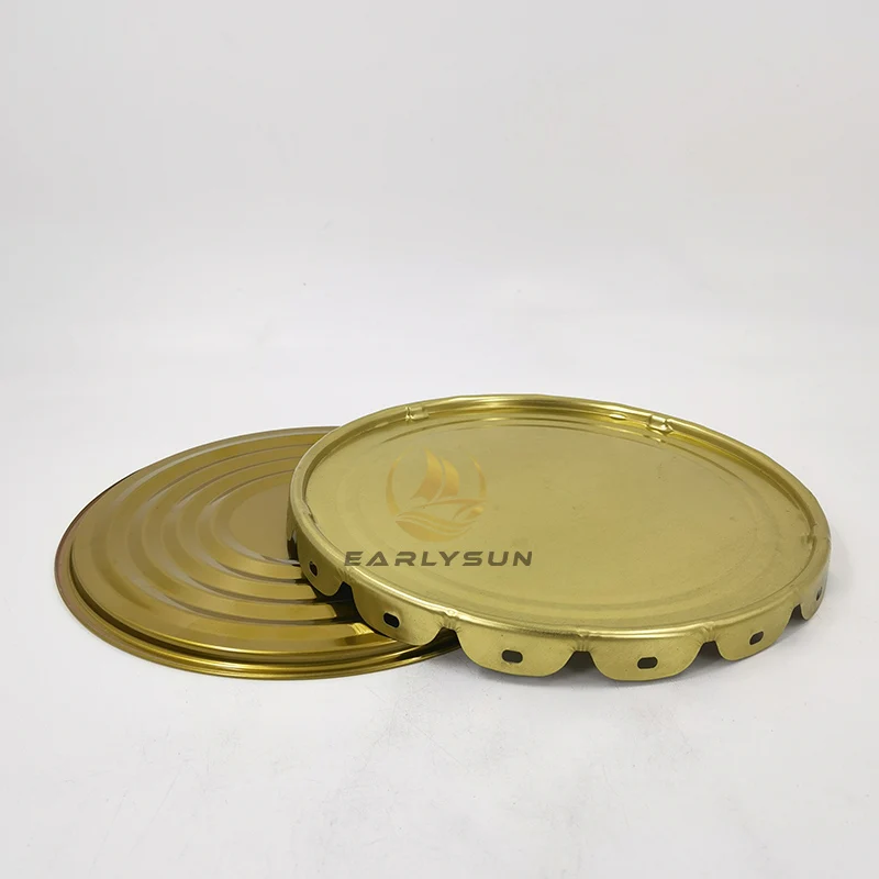 Круглая плоская крышка 105 мм для 1 литровой металлической жестяной банки для покраски