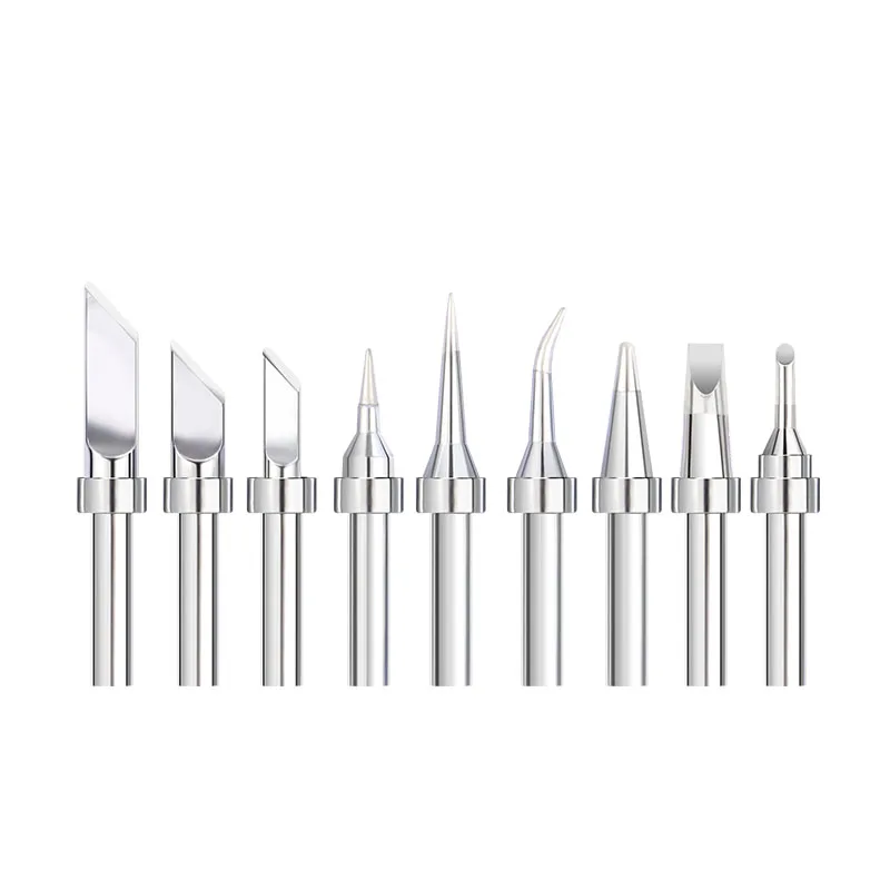 Pure copper 200 series welding tip high frequency durable knife cone chisel head welding tool Soldering iron head