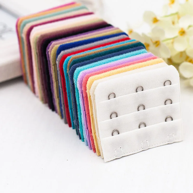 3 Buckles Bra Extender with stainless steel hook Extension Buckles Bralette Accessories 39 Colors