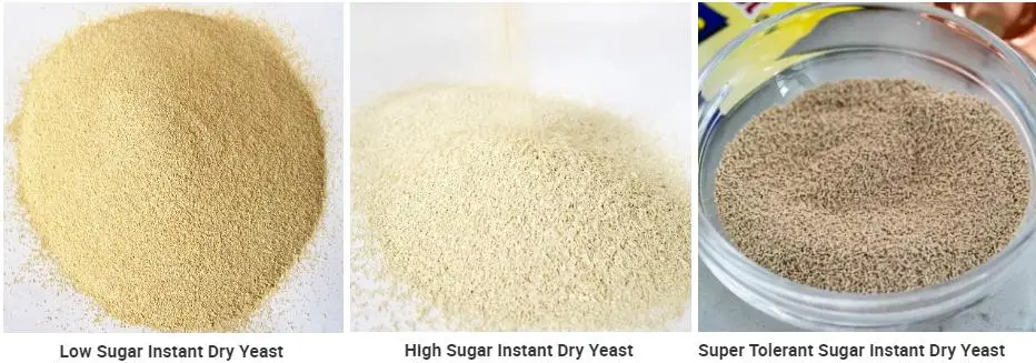 Chinese supplier active instant dry yeast powder 500g 450g 400g 125g 100g 90g 12g 11g 10g 5g for bread dough fast fermentation