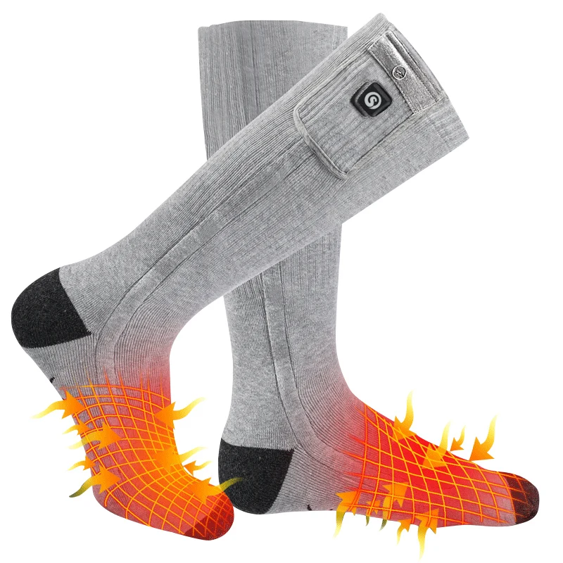 Breathable Battery Powered Winter Outdoor Thermal Socks for Skiing