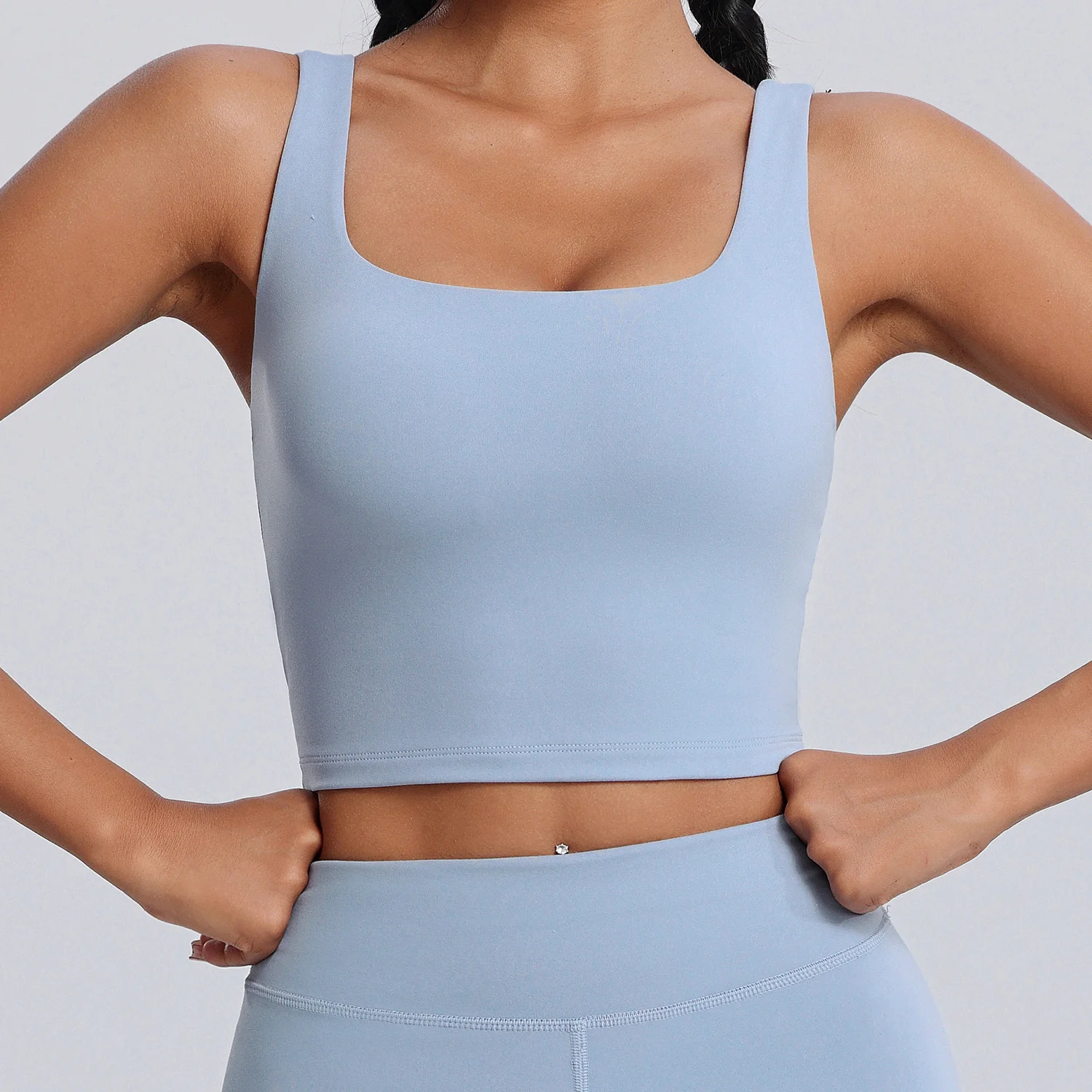 Custom Lulu High-End Quick Dry Sports Bra Soft Workout Tops Women Gym Fitness Yoga Skin- friendly Spandex Fabric Plus Size