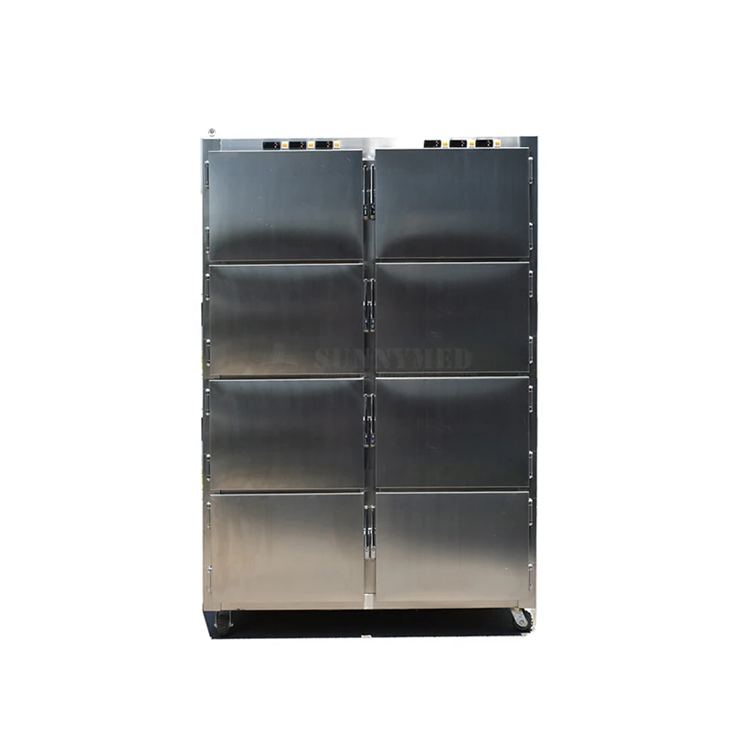 Sunnymed SY-STG08 пол цена 8 открытые по бокам двери медицинский морга refrigeratfreezer подтвержденная сертификатом Европейского