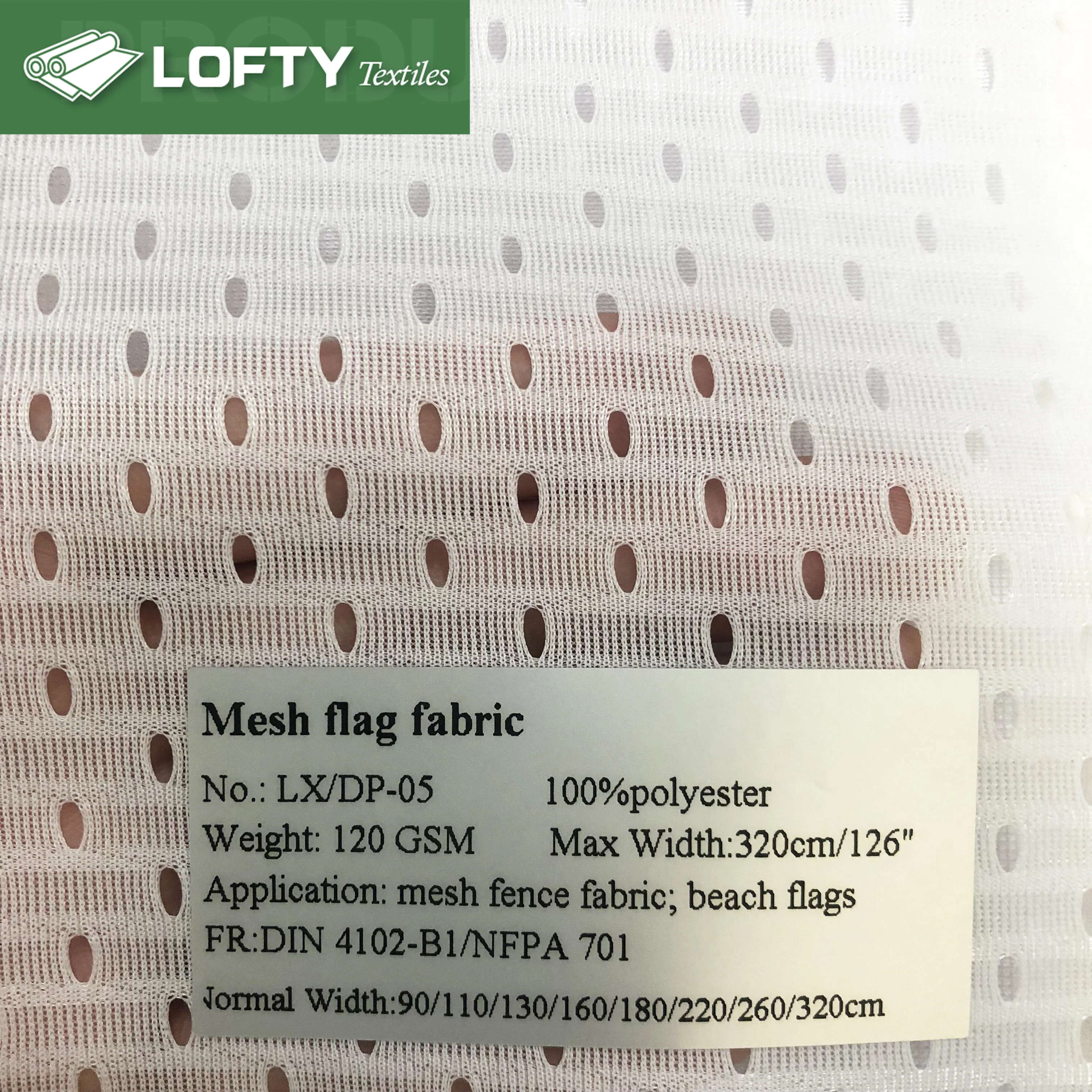 Mesh Flag 115gsm Polyester Beach Flag Mesh Fence Fabric for Dye Sublimation Print