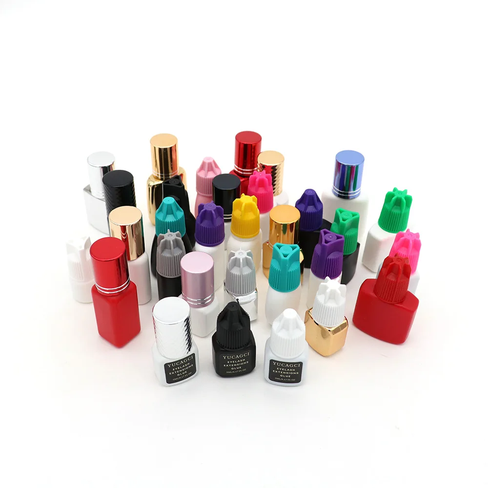 Custom Logo 1s Pmma Free Hydroquinone Free Eyelash Lash Glue Thick Thin Fast Drying 6-7 Weeks Lasting Black Lash Extension Glue