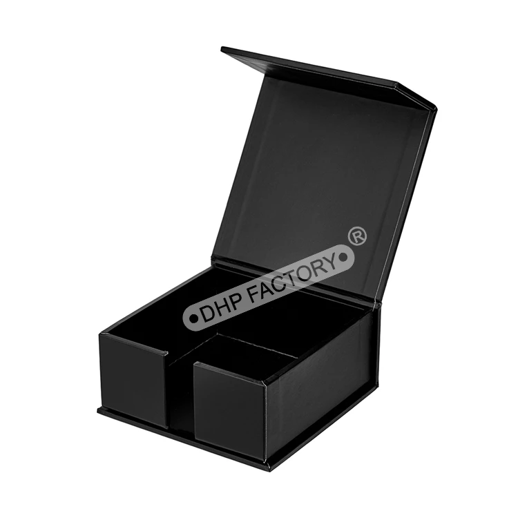 Custom Color Printed Logo Luxury Coffee Capsule Rigid Paper Box Dotted Line Magnet Coffee Box Packaging