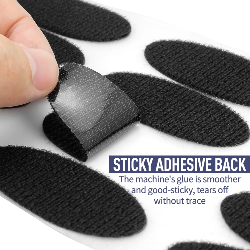 round squares adjustable printed heavy duty nylon self adhesive back dots circle tape logo rolls hook and loop dot