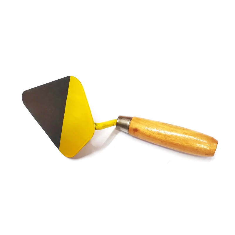 XITELI Asymmetrical Wooden Handle Round Head Trowel 1.2mm Thick Blade Professional marshalltown trowel