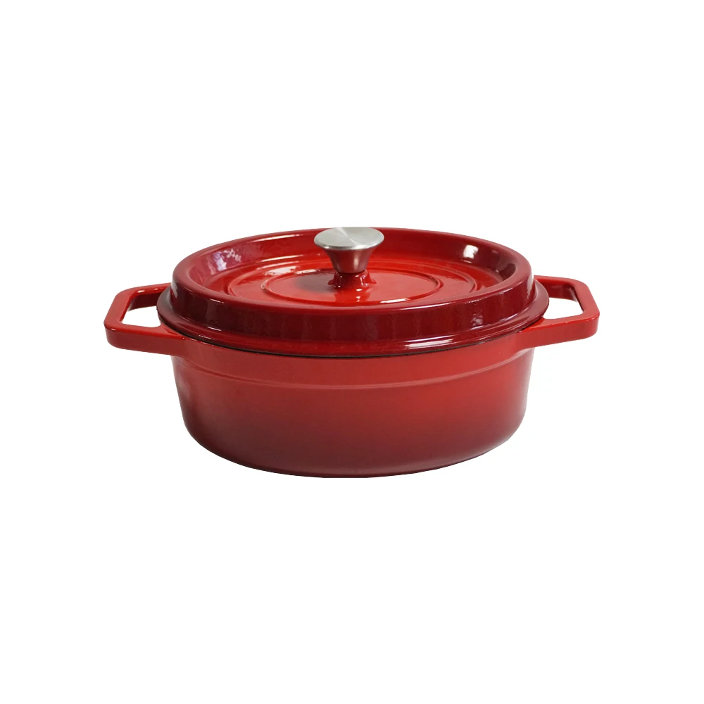 Chuihua  Factory Customized Various Color Set Wholesale Kitchen Enamel Cookwares Cooking Pot Cast Iron Cookware Casserole Set