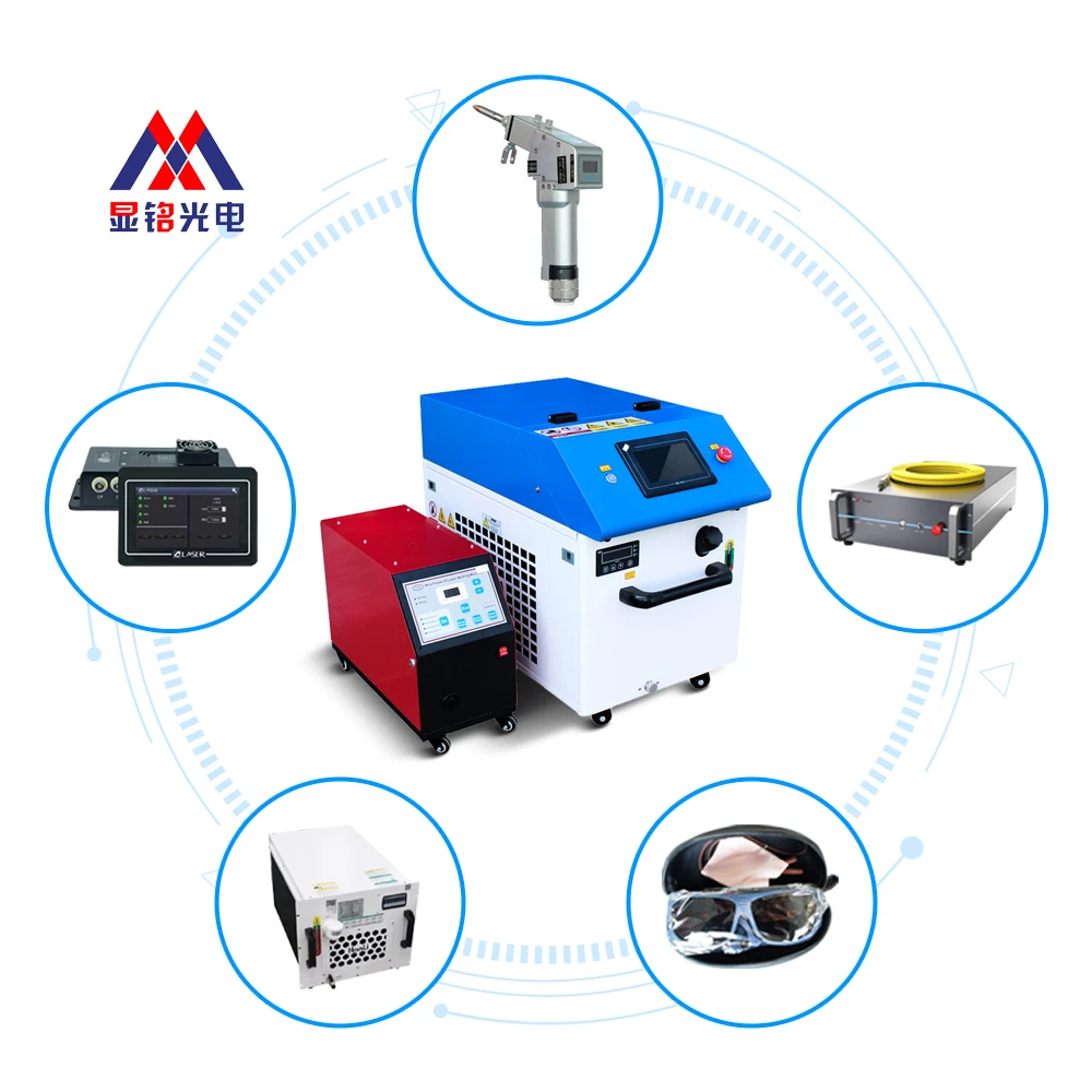Top Quality and Cheapest Laser Welding Cutting Cleaning Machine Handheld Portable 4 in 1 Laser Welder for Sale