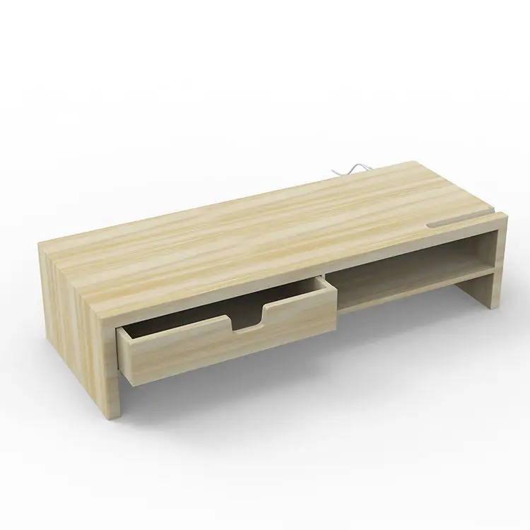 Wholesale Popular Gaming Universal Computer Adjustable Speaker Desk Monitor Stand With Drawer