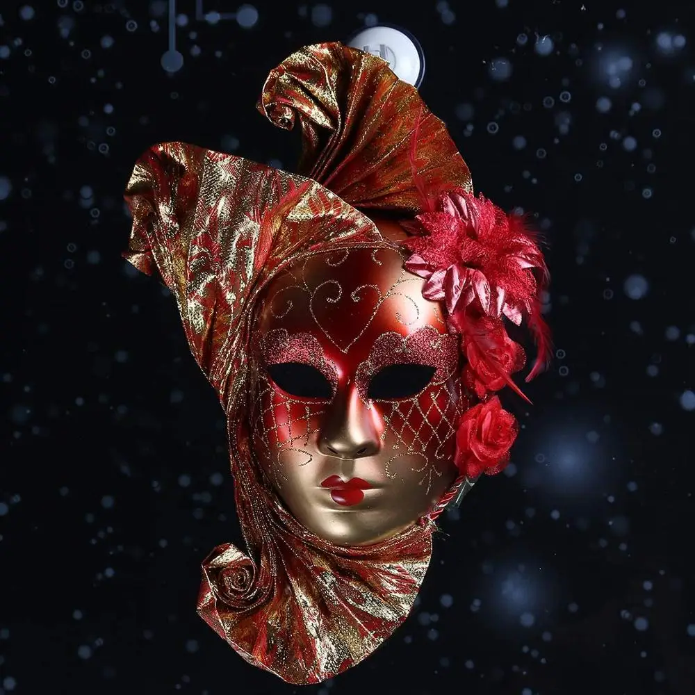 Full Face Women Mask Venetian Masquerade Masks Party Mask