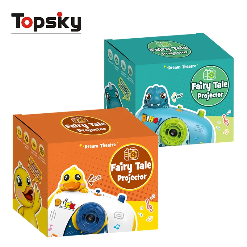 Cartoon Simulation Early Education With Music Puzzle Light Story Machine Kids Fairy Tale Camera Projector  Educational Toys