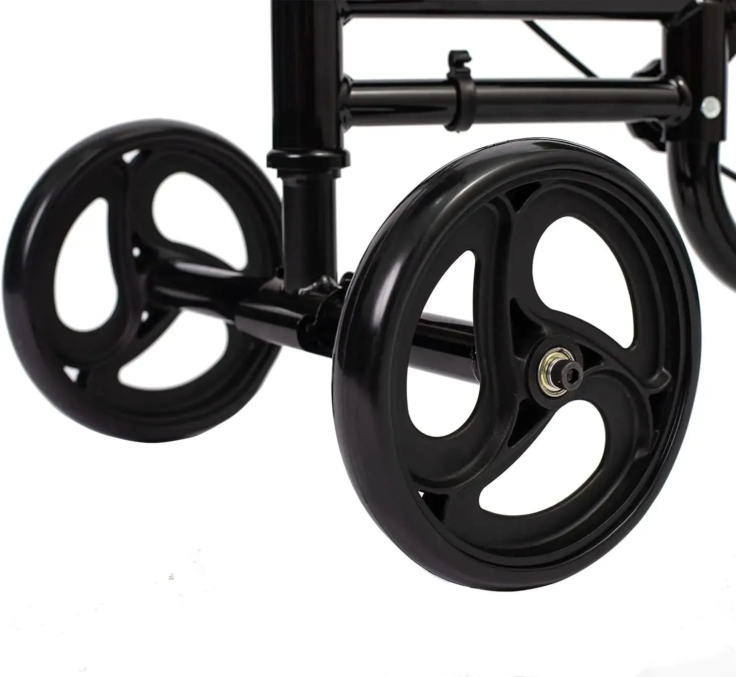 Economy Knee Scooter Steerable Walker for Foot Injuries Compact Crutch Alternative With Dual BRAKING SYSTEM