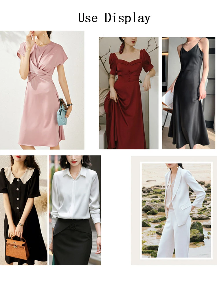 Factory Direct Wholesale Triacetate Matte Satin Fabric