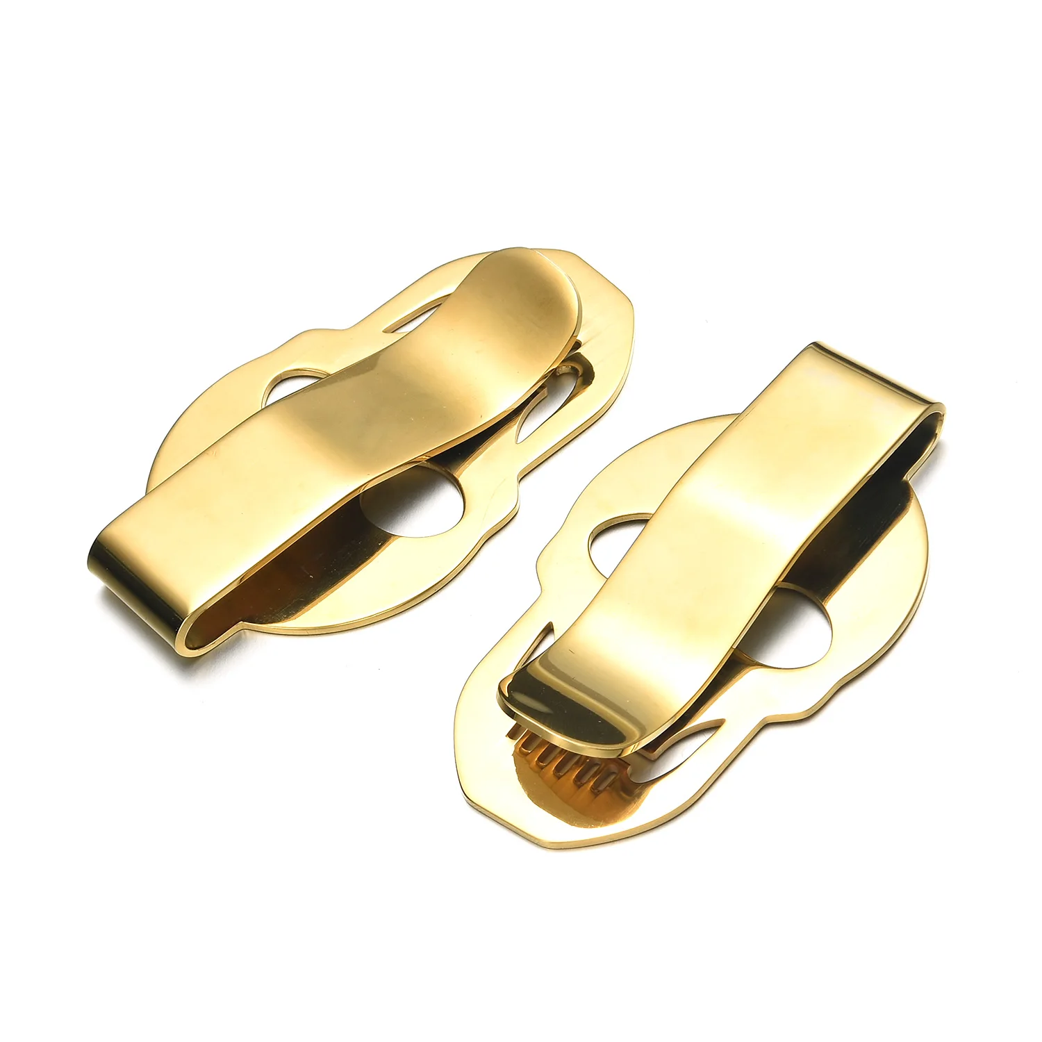 Wholesale gift items skull money clip luxury heavy sceptre design diamond clip metal gel pen gift set