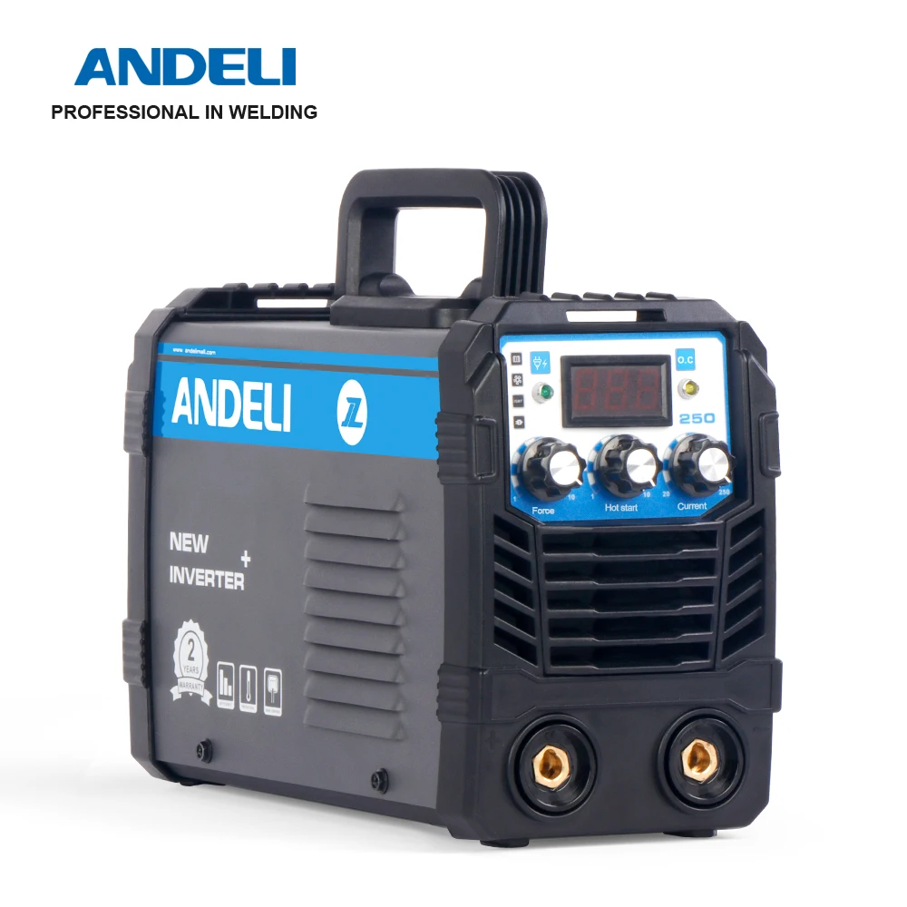  ANDELI однофазный переносной ARC-250E arc маленький сварочный аппарат IGBT инвертор DC ММА для