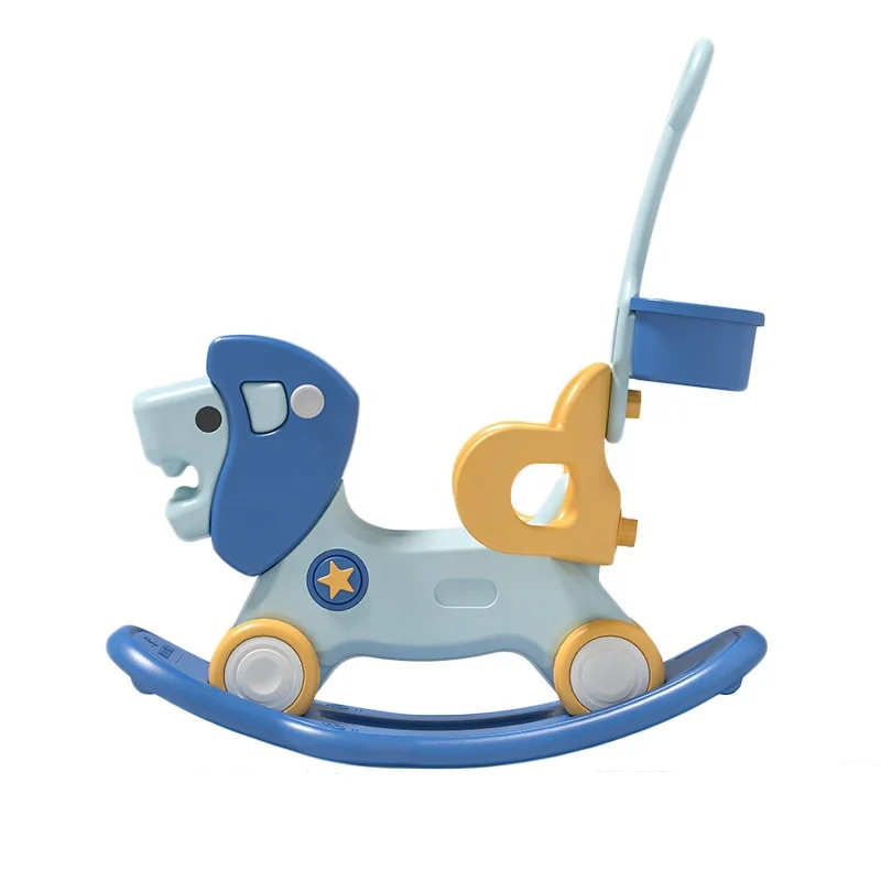 Newest popular design animal style children indoor rocker car playground rider rocking horse toy baby chair baby rocker