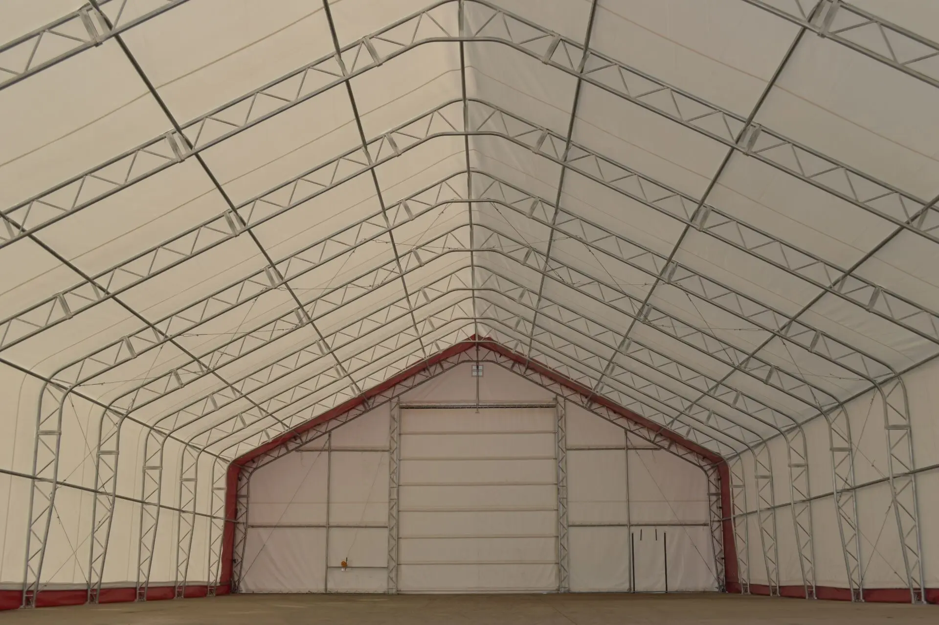 Double truss frame agricultural industrial big peak warehouse storage