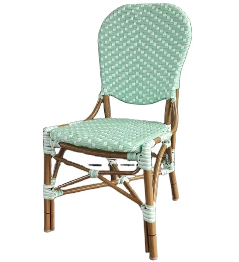 Modern Furniture Garden Chair French Cafe Bistro Rattan Wicker Chair