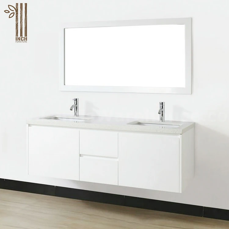 Resin double sink design melamine cupboards replacing 48 bathroom vanity and cabinet