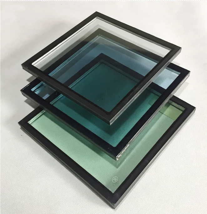 Factory Price Insulating Glass Tempered Double Glazing Low E Glass Panel 4mm+16A+4mm  Double Tempered Hollow Glass