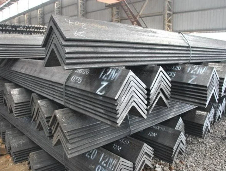 75x75x5mm 50x50x5mm Steel Angle 4x4 Angle Iron Steel Black Sea Hot Surface Angle Bar