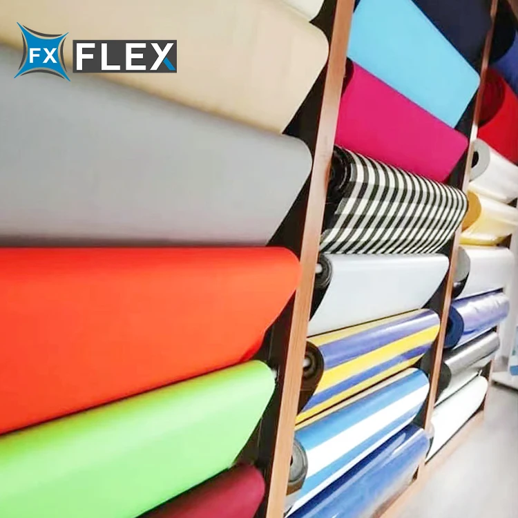 FLFX 650gsm Tarp Rolls PVC Tarpaulin Per Meter Price PVC Knife Coated Tarpaulin