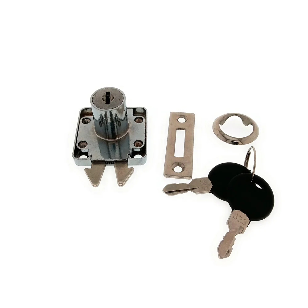 Wholesale 202 Zinc Alloy Drawer Lock With Steel Double Bolts Office Desk Lock Cylinder Furniture Locks