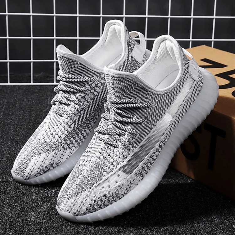 Wholesale custom brand ladies black and white men sneaker women running air cushion men sport shoes